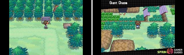 Provided you used the Giant Chasm’s Route 13 entrance earlier, getting back there should be quick.