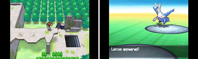 You can find either Latios or Latias here depending which version you’re playing.