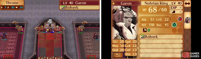 This is King Garon, your ultimate foe! Revenge is overdue, so enjoy it.