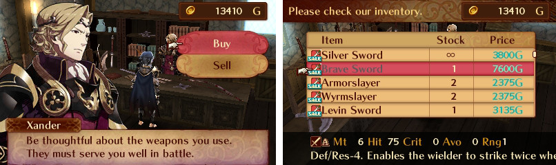 Discounted swords, courtesy of Xander