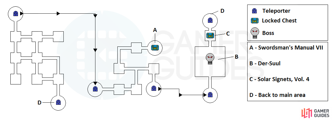 Map for Corridor of Repose IV