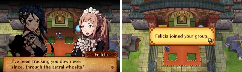 If you’re playing as the male Avatar, Jakob be here, not Felicia.