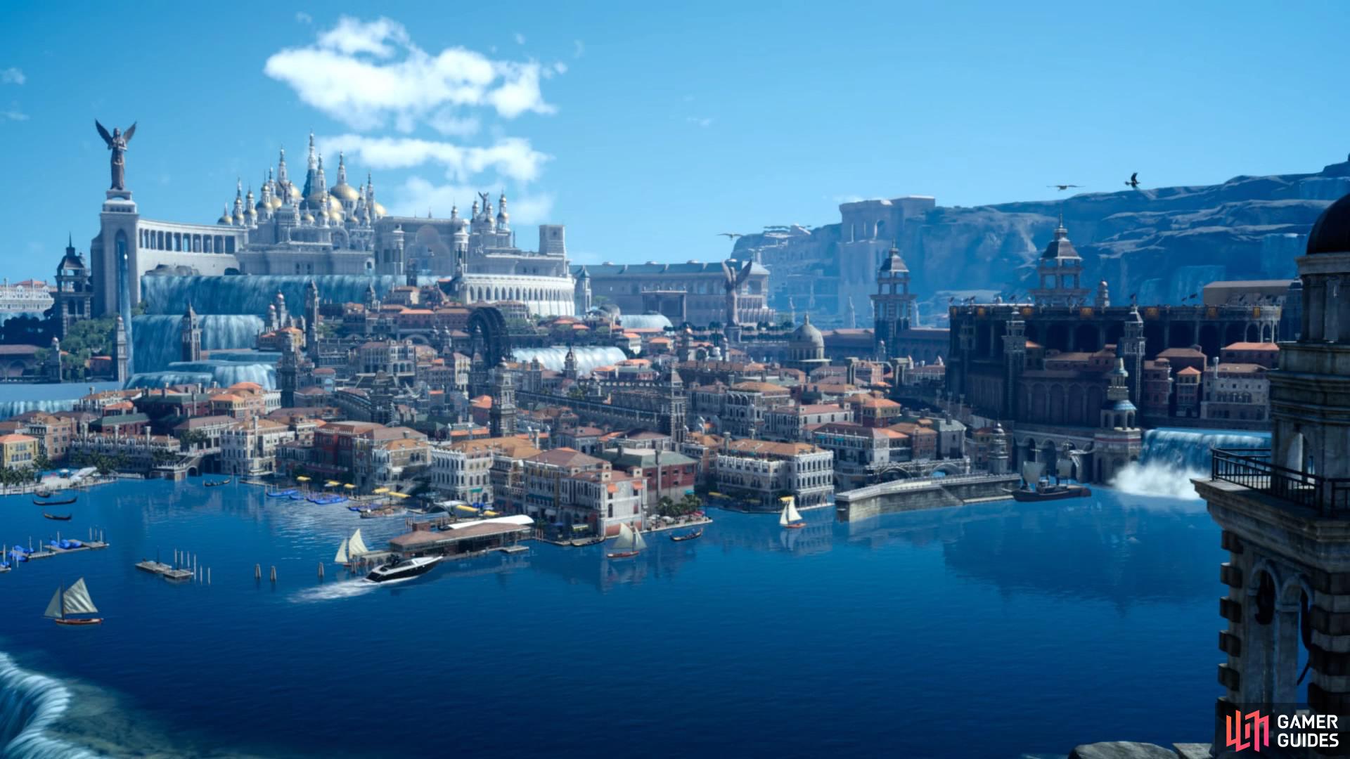 One of the most memorable cities in a Final Fantasy ever and well worth the wait.