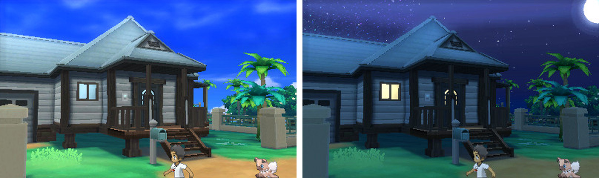 The two games are literally day and night, but the differences aren’t quite so.