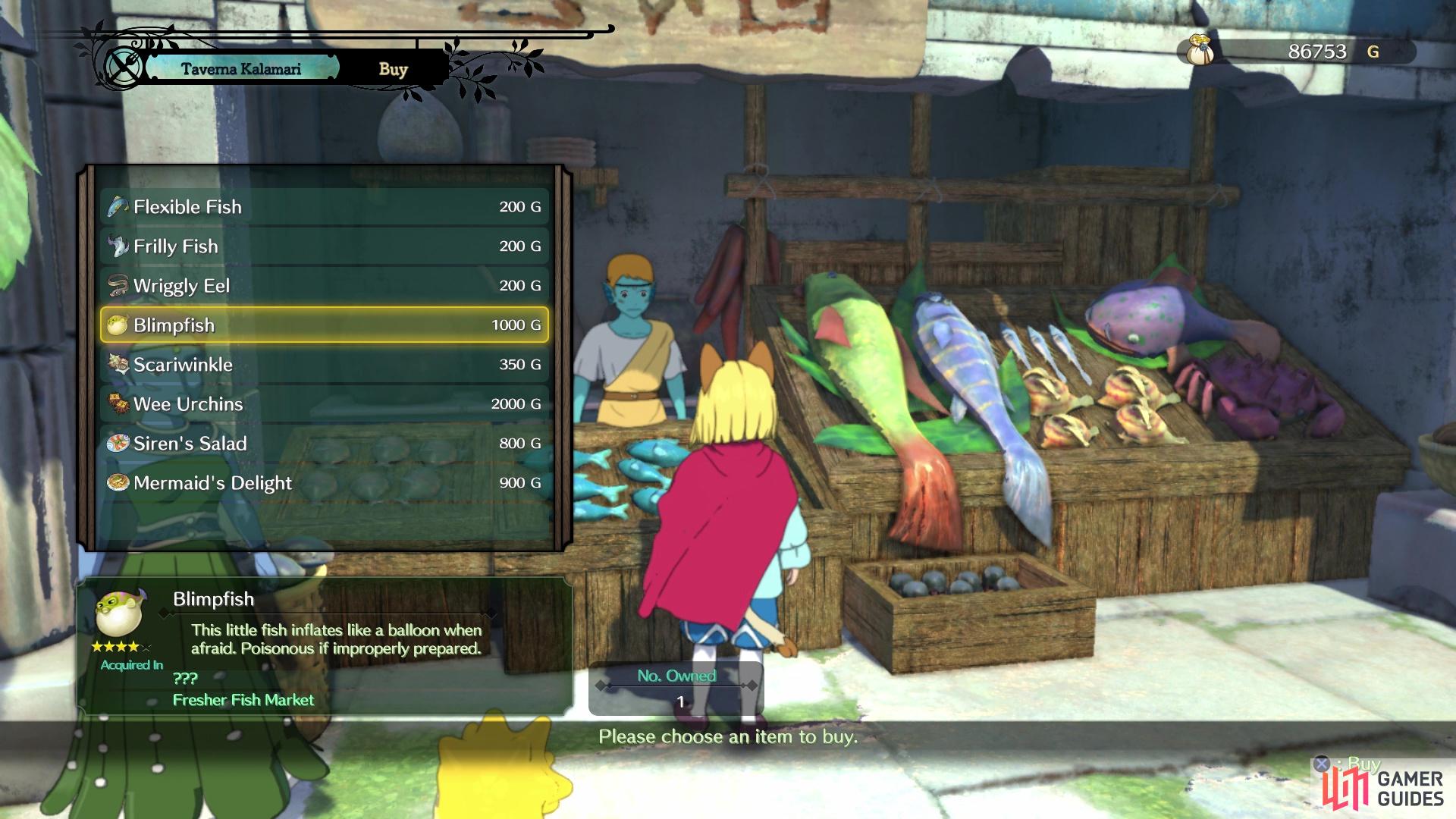 You can purchase a Blimpfish from the one merchant in Hydropolis