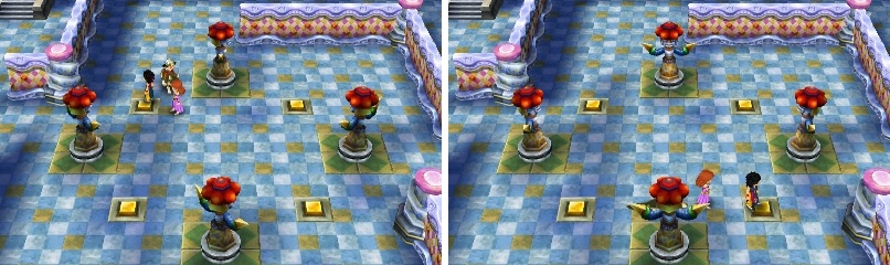The statue switch puzzle can be one of the more annoying puzzles, especially if you randomly hit the switches.