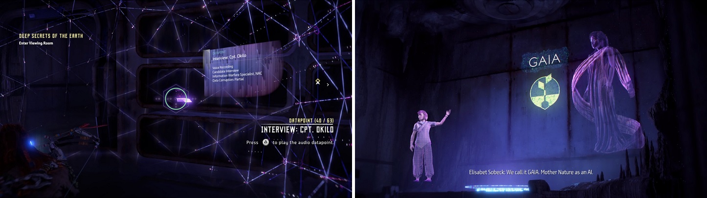 There are a lot of Datapoints inside the facility (left), some of which are very important to the plot (right).