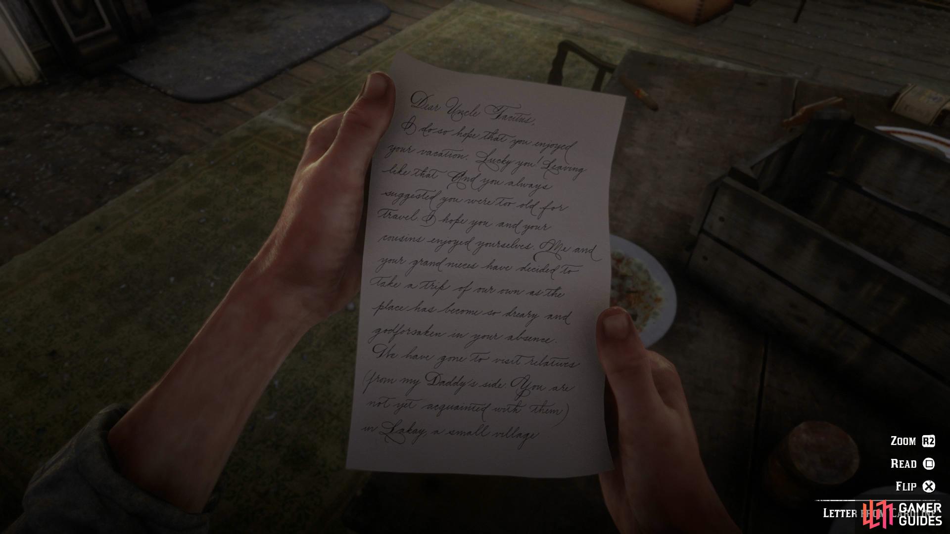 Don’t listen to the entirety of the letter to save yourself some time.