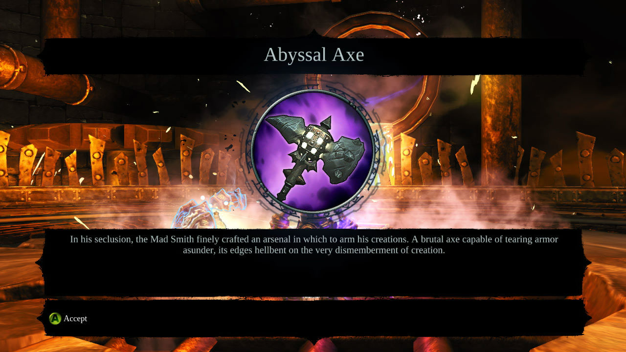 With that final challenge you are done, congratulations you’ve completed and found all the treasure in the Abyssal Forge DLC!