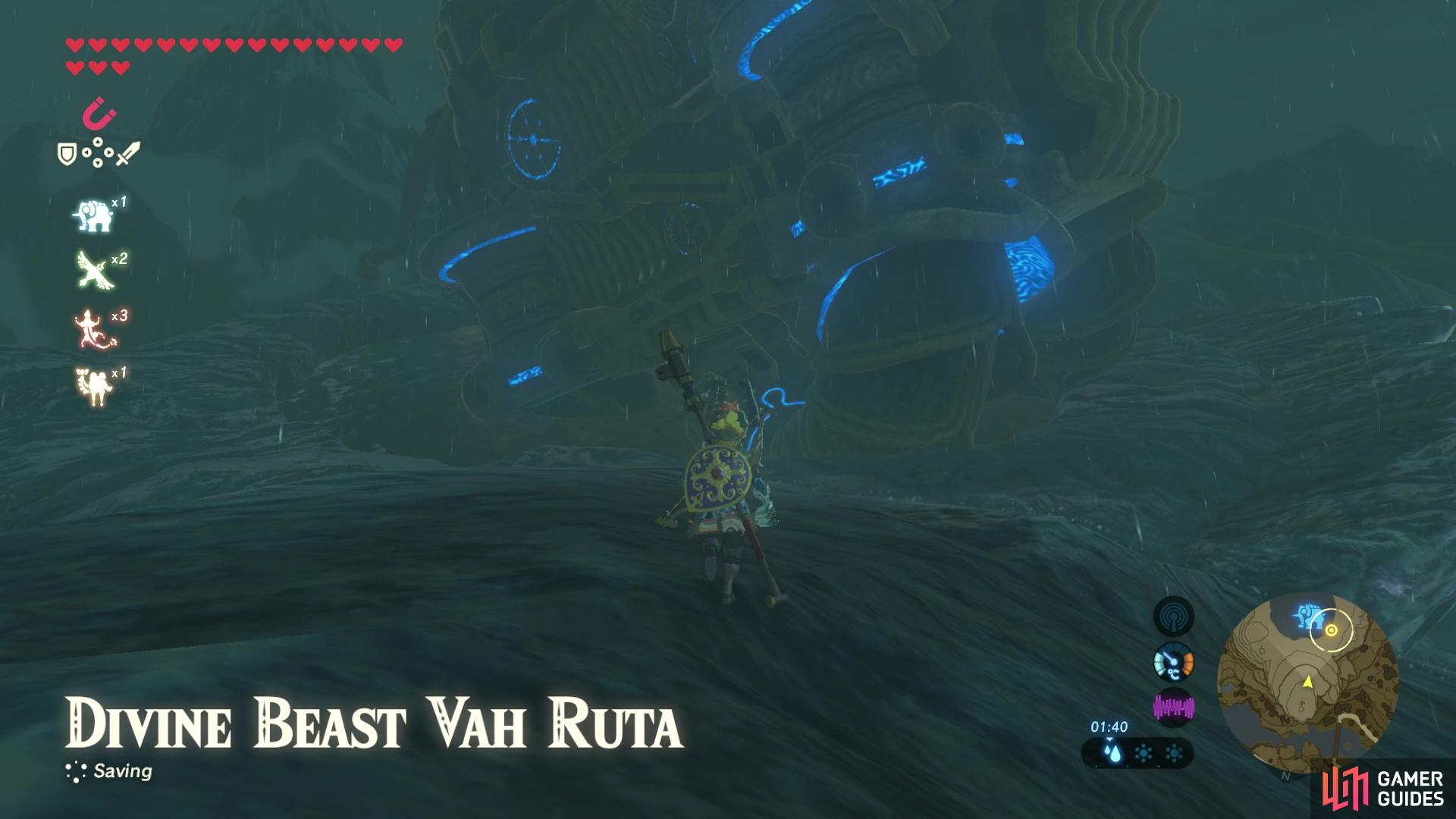 Time to head over to the Divine Beast Vah Ruta to face the final trial!
