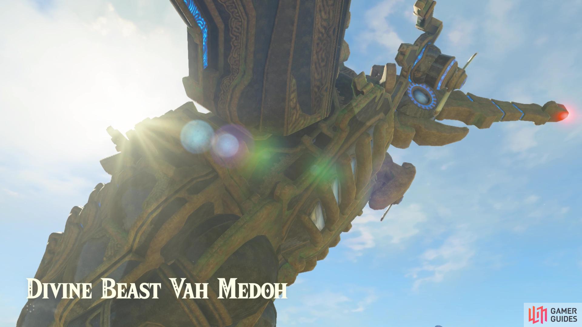 Head back to Divine Beast Vah Medoh!