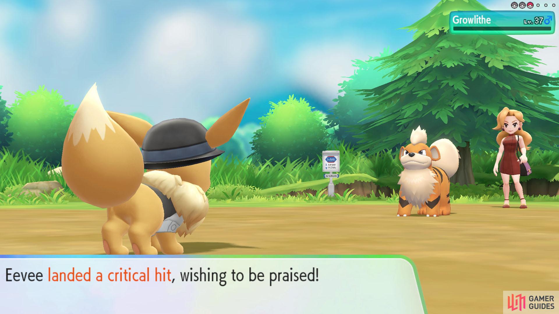Pokémon with very high Happiness have an increased chance of triggering critical hits.