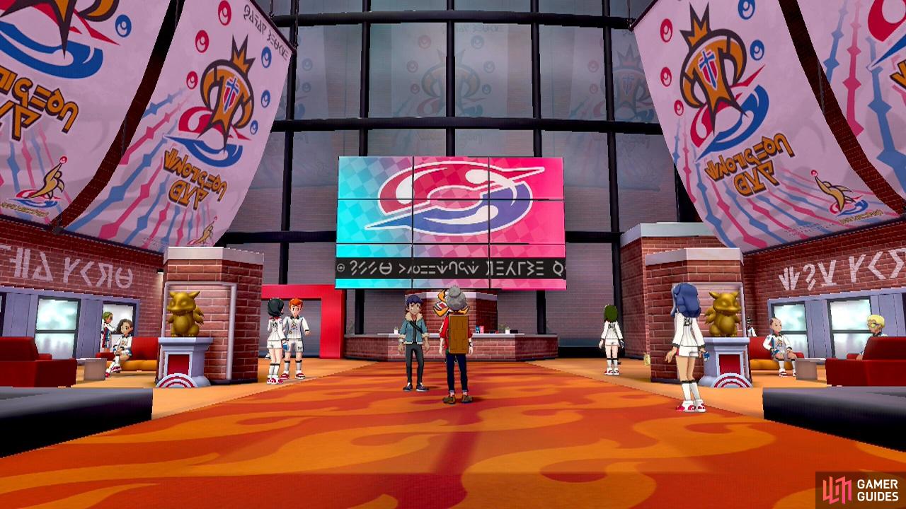 You’ll be returning to this stadium to battle the Fire-type Gym Leader.