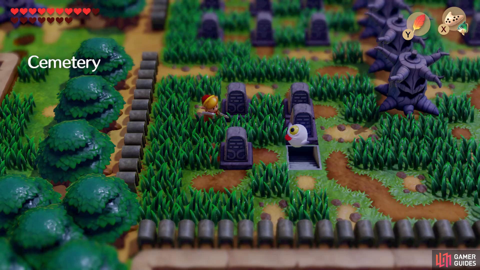 These ghosts will appear when you’re in the Cemetery, simply just swipe them with your Sword.