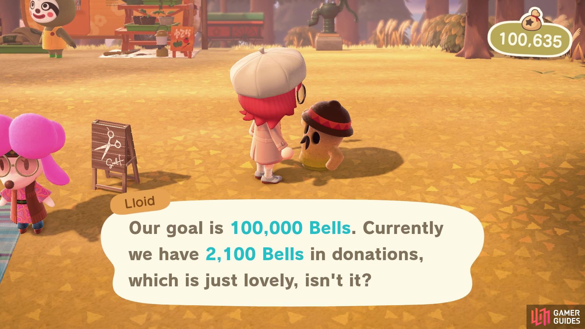 Pay Lloid the 100,000 Bells to build Redd’s shop. 