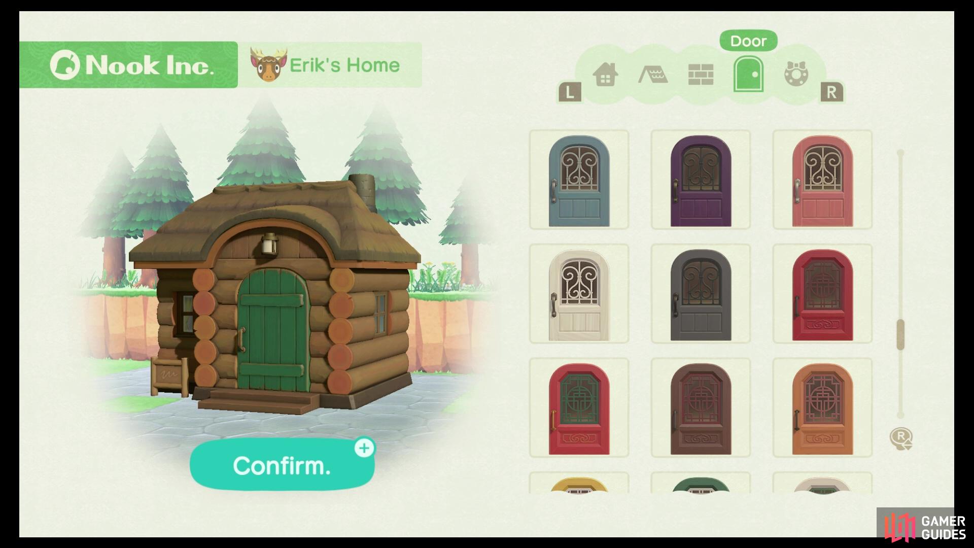 You can choose an entirely new look for your villagers’ houses!