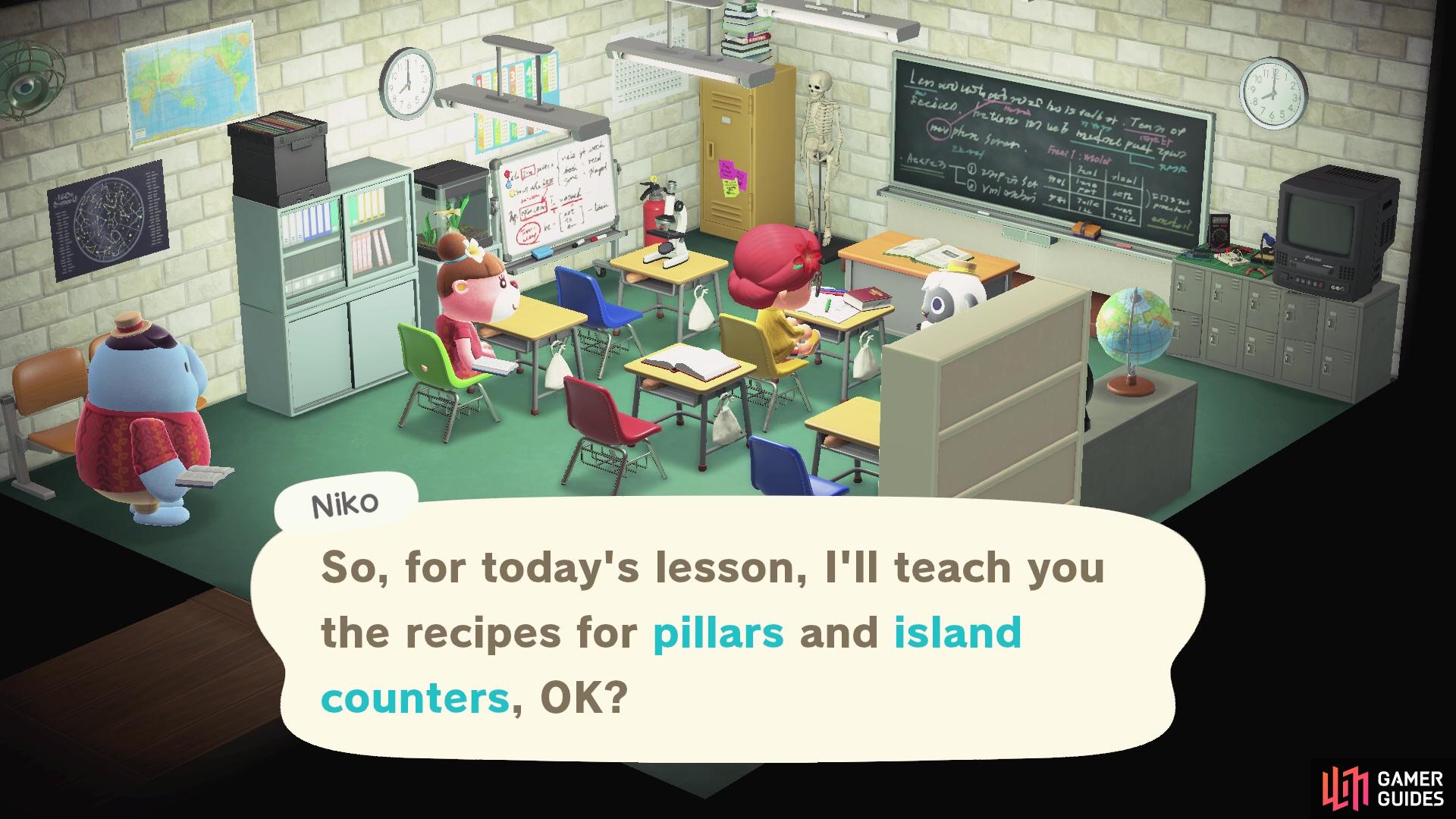 Niko is about to teach you all about pillars and island counters.