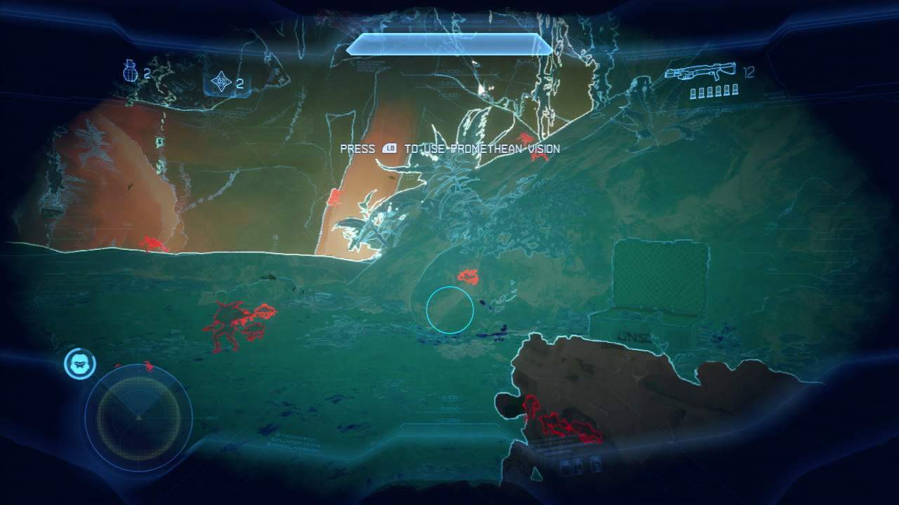 his handy ability allows players to activate a kind of ‘Predator’ vision mode in which they can see the outlines of enemies through walls and other obstacles.