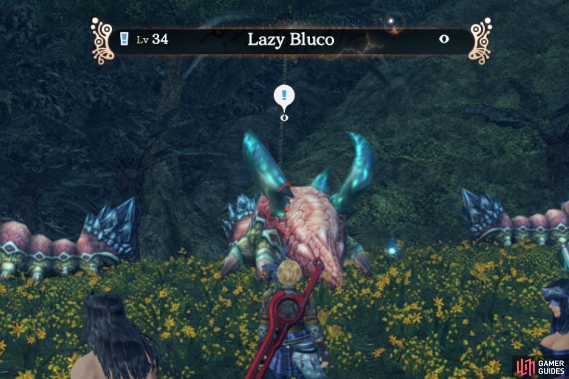Lazy Bluco is a Unique monster found at Yellow Flower Grove, Makna Forest.