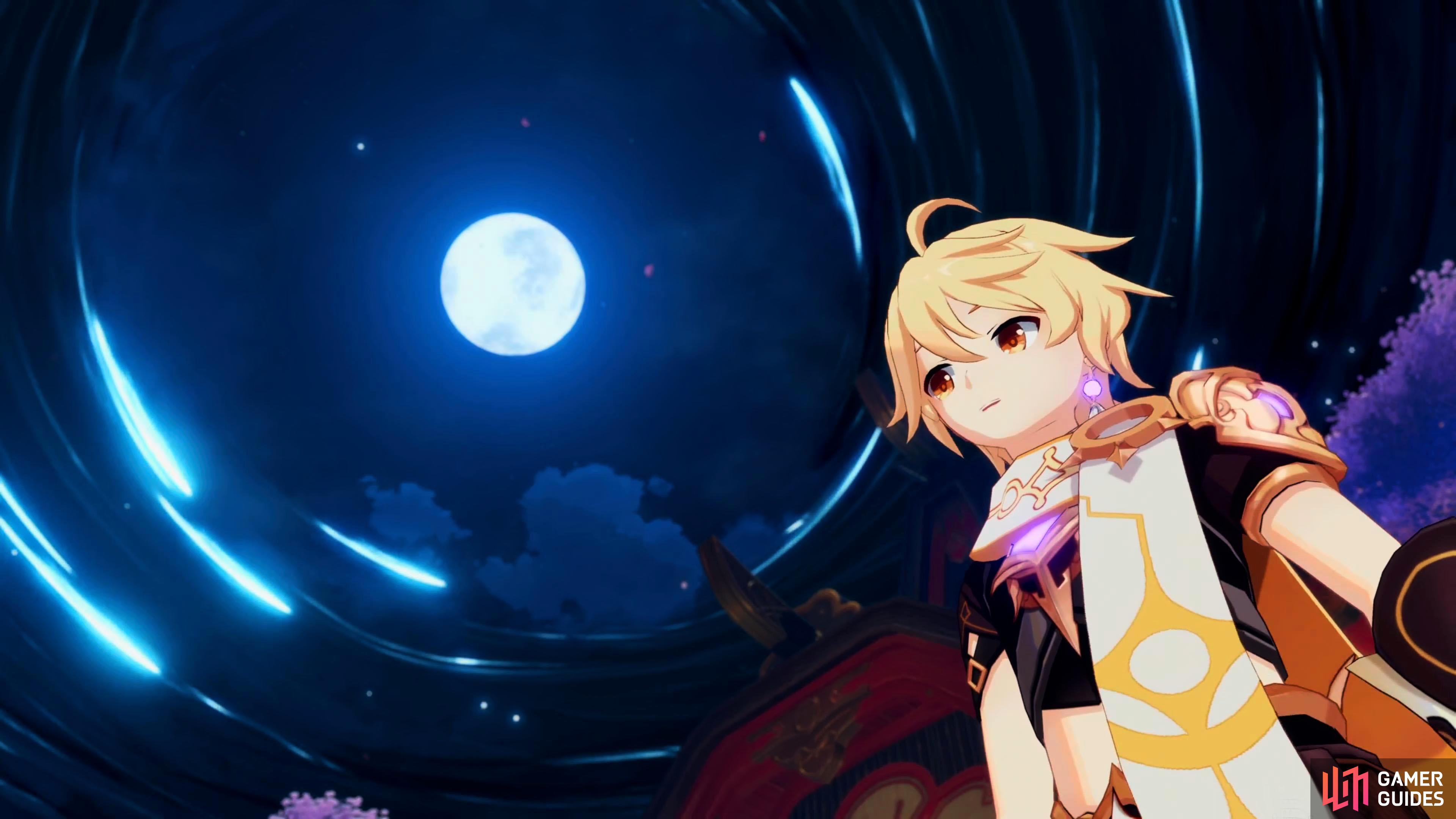 The youkai’s memories are gathering in front of the moon to create a “Moonless Night”.
