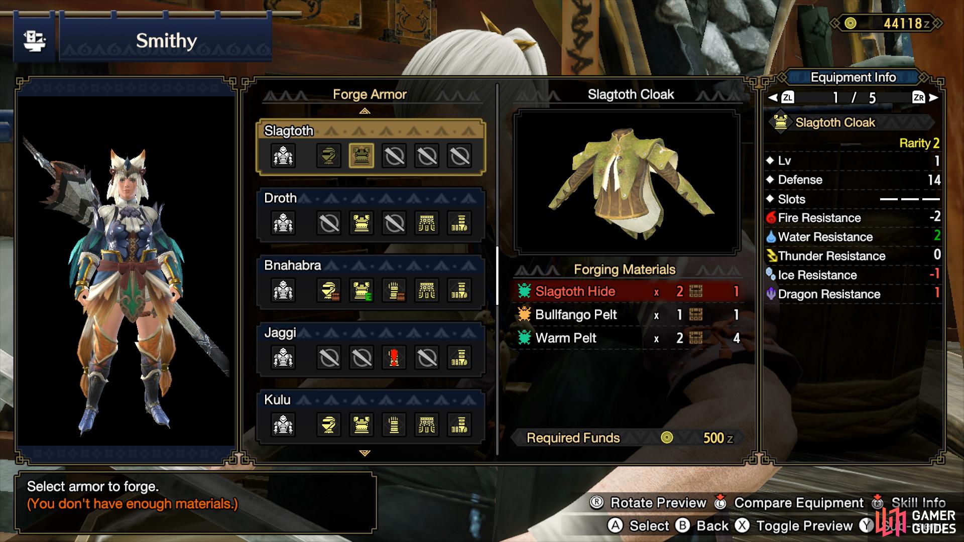 The Remobra Armor Set requires Remobra Hide to craft.