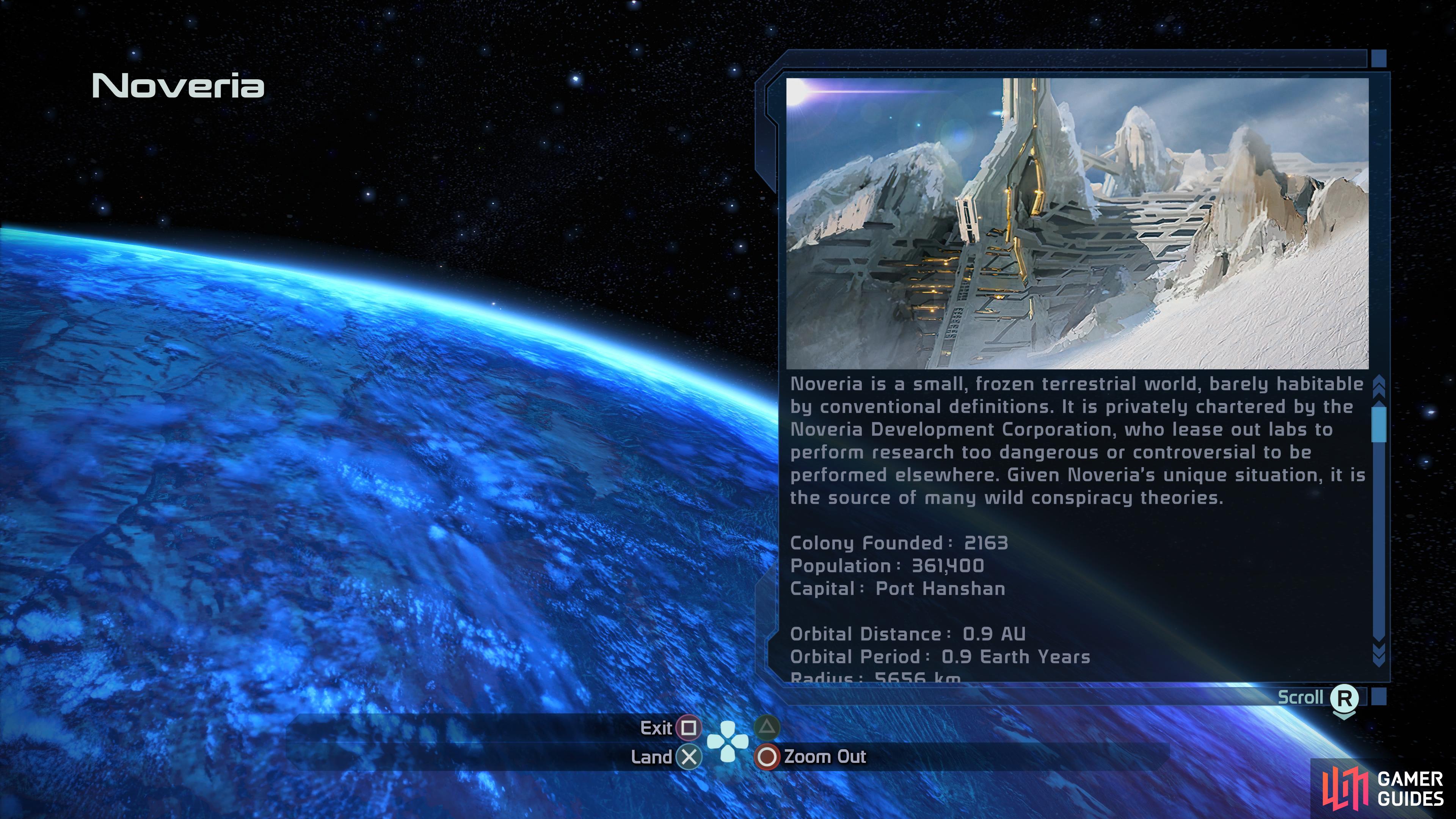 One of the game’s core missions takes place on Noveria.