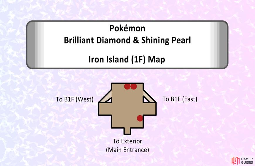 Map of Iron Island (1F).