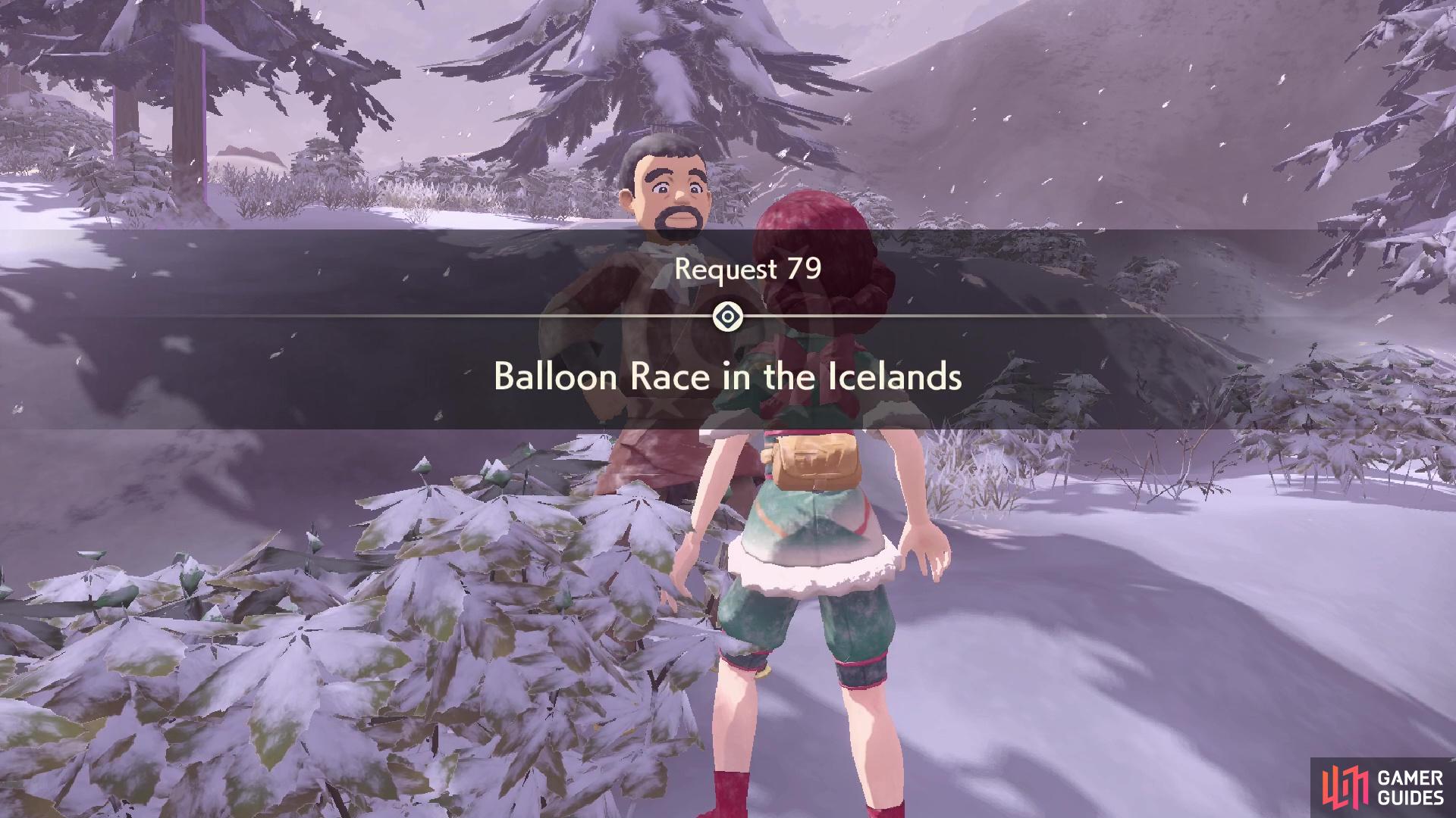 Request 79: Balloon Race in the Icelands.