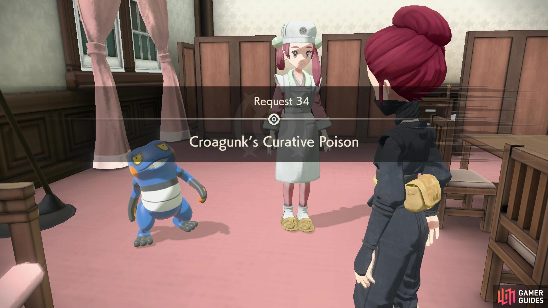 Request 34: Croagunk’s Curative Poison.