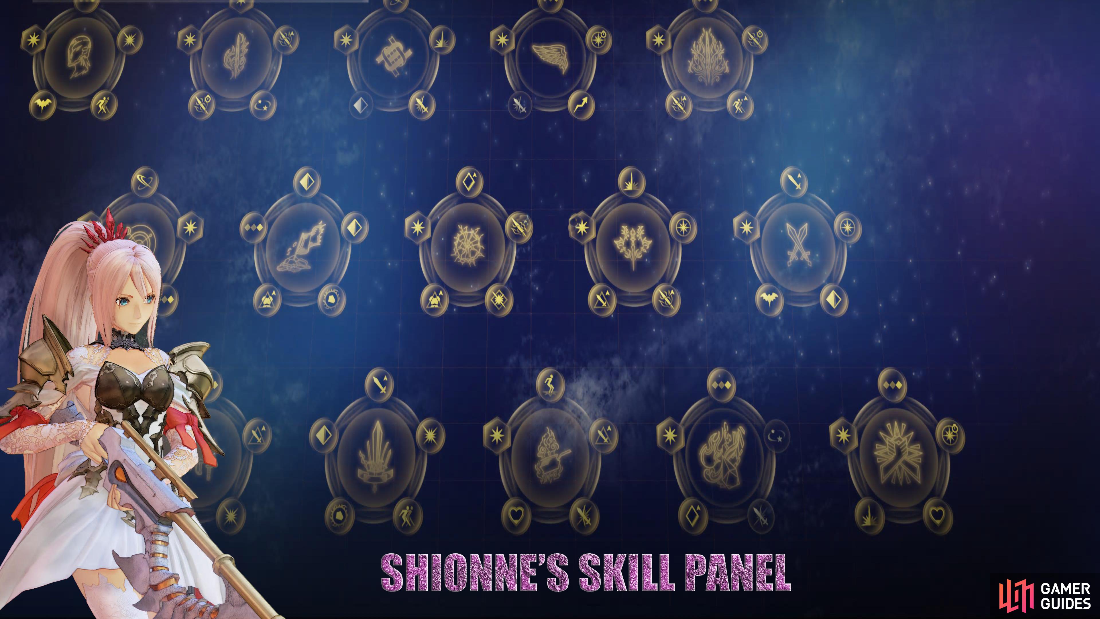 Unlocking Skills on the Skill Panel will reward you Completion Bonuses.