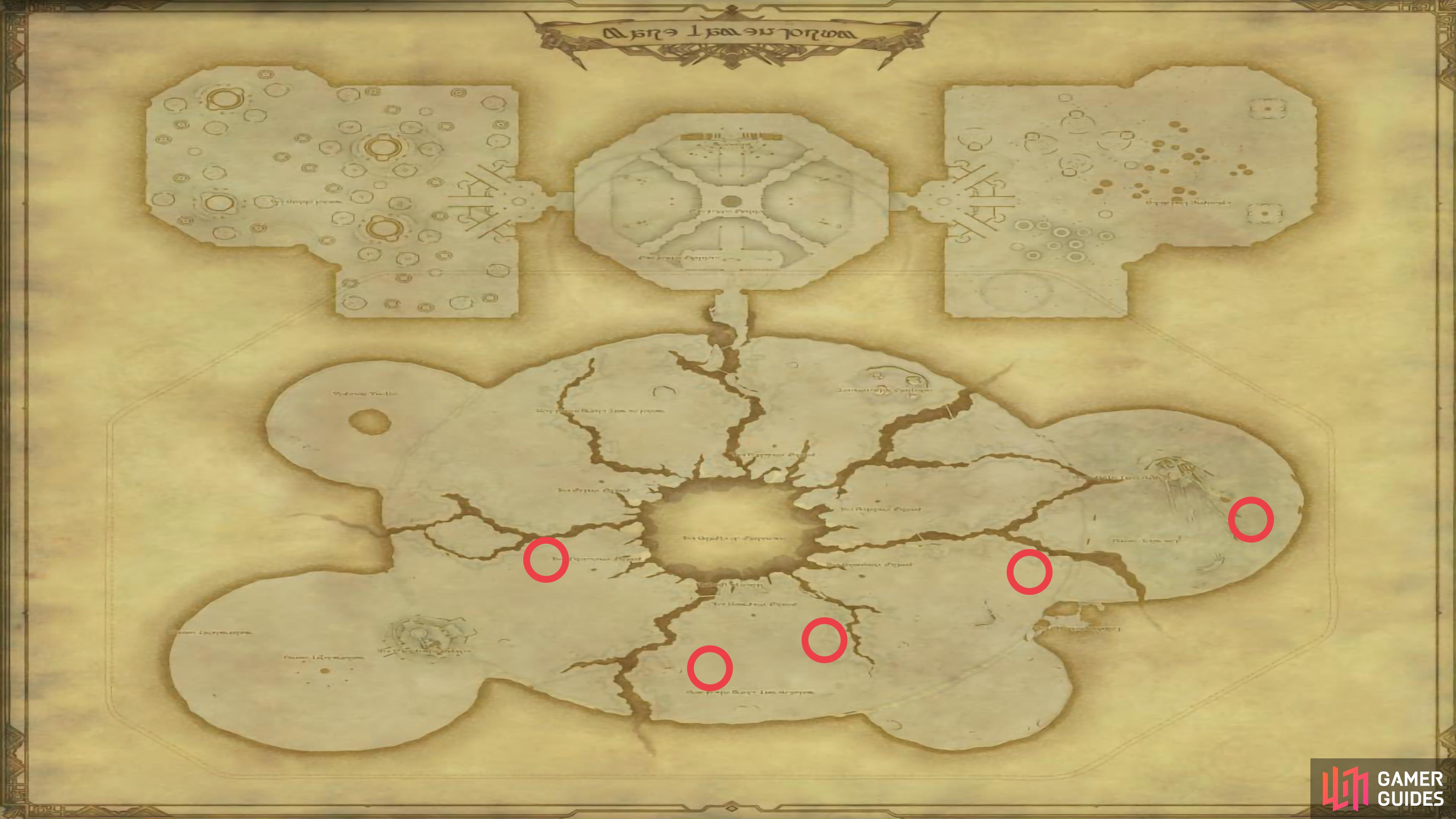 Genesis Rock Spawn Locations.