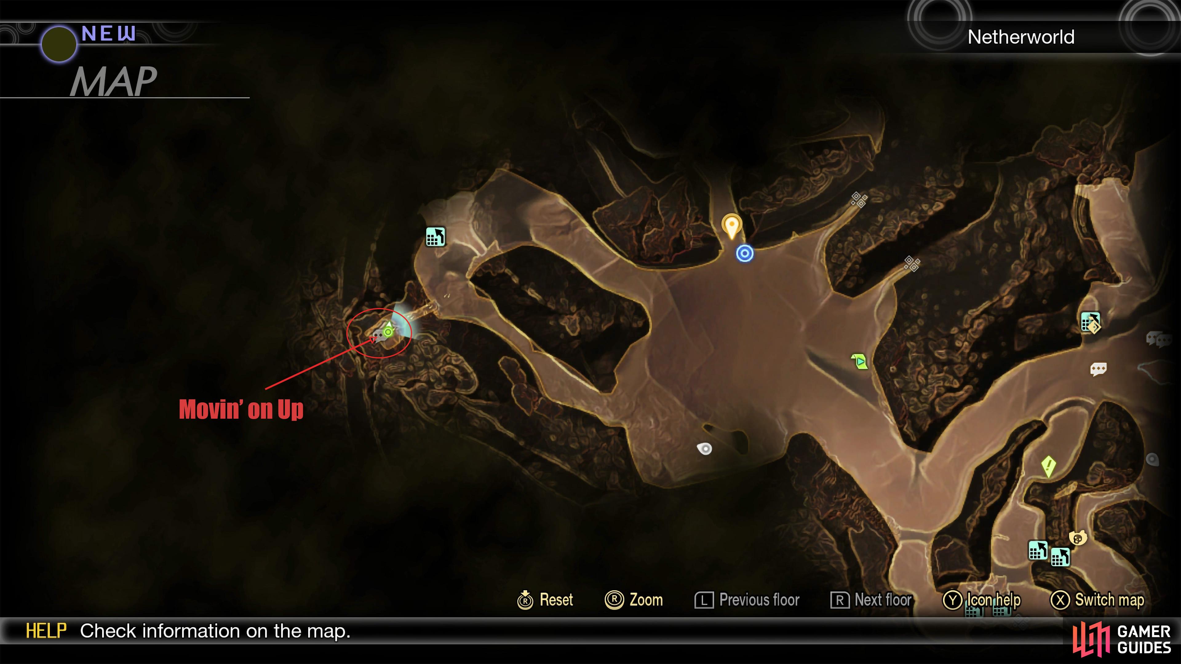 You need to take the lower southwestern path to find the cave where the quest is.