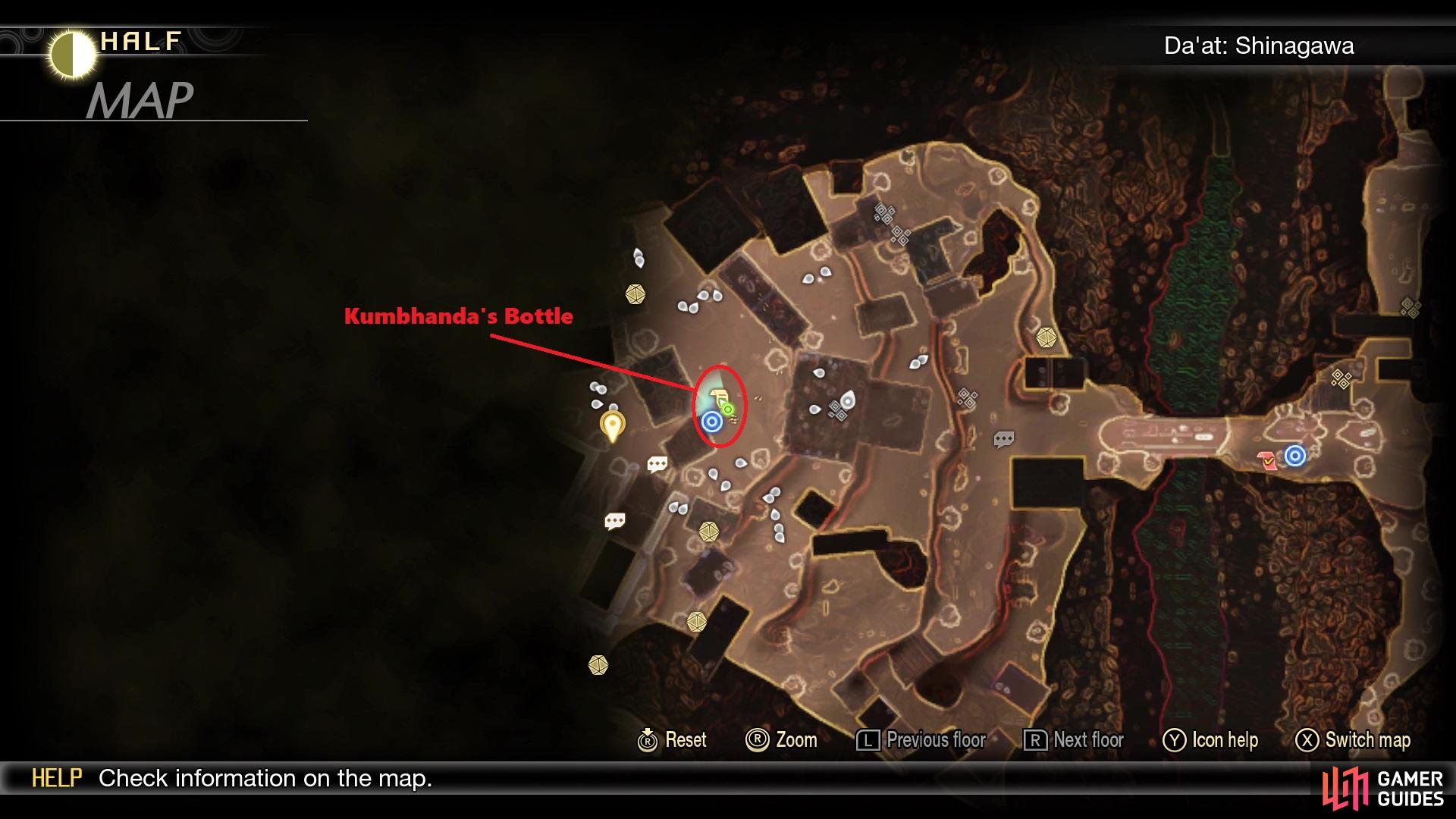 Location of the Succubus for Kumbhanda’s Bottle