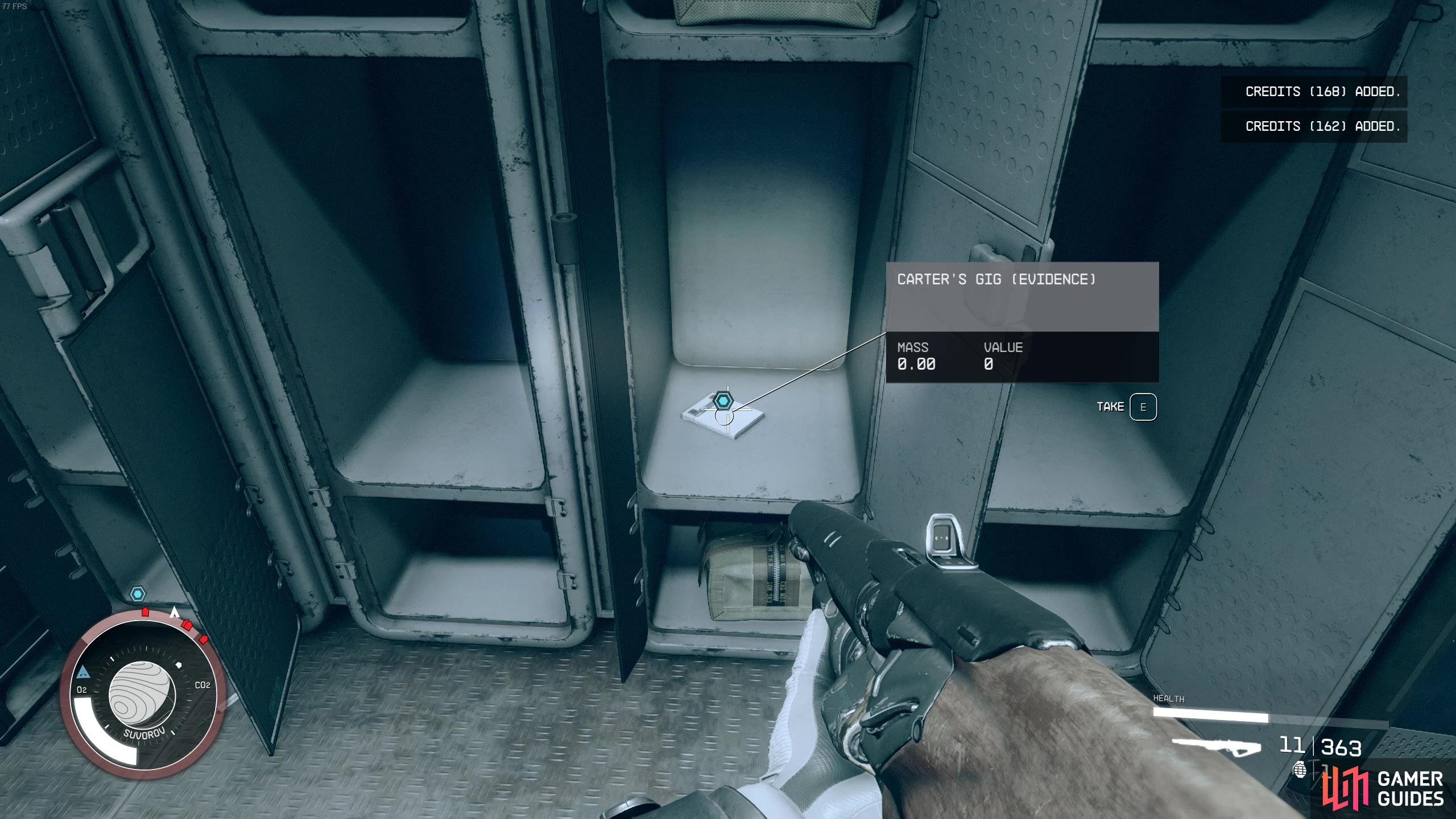 Carter’s Gig is found in The Lock and can’t be missed because it’s a part of the quest objective!