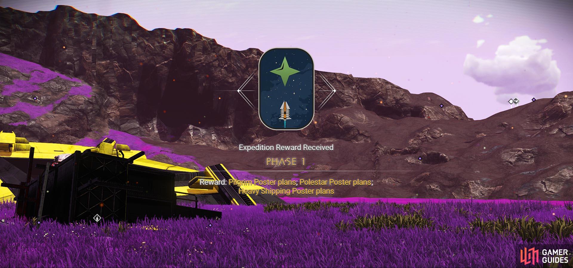 Unlocked rewards in the expedition can be used in any of NMS’s modes.