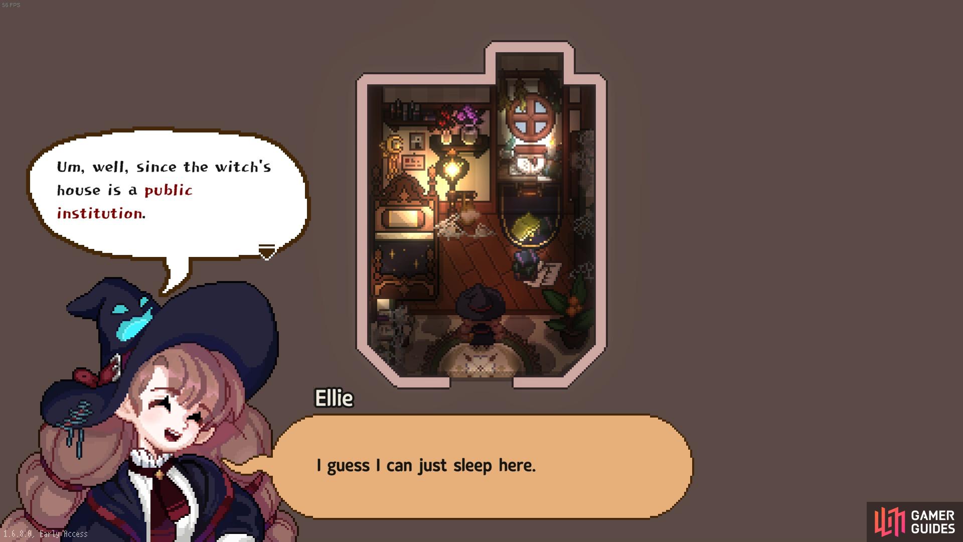 The Witch’s House is a good a place as any to sleep!