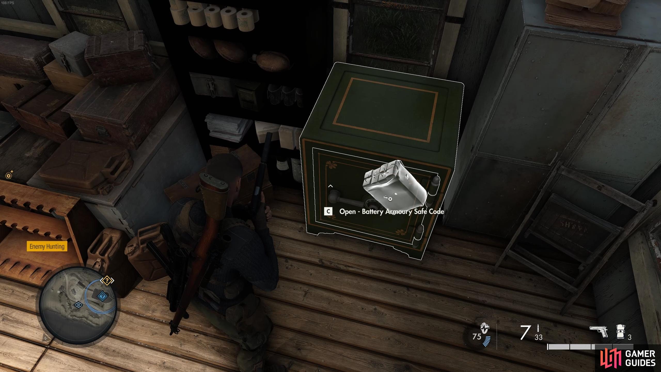 If you don’t have the key to the door, you’ll need a satchel charge to enter the room where this chest is located.