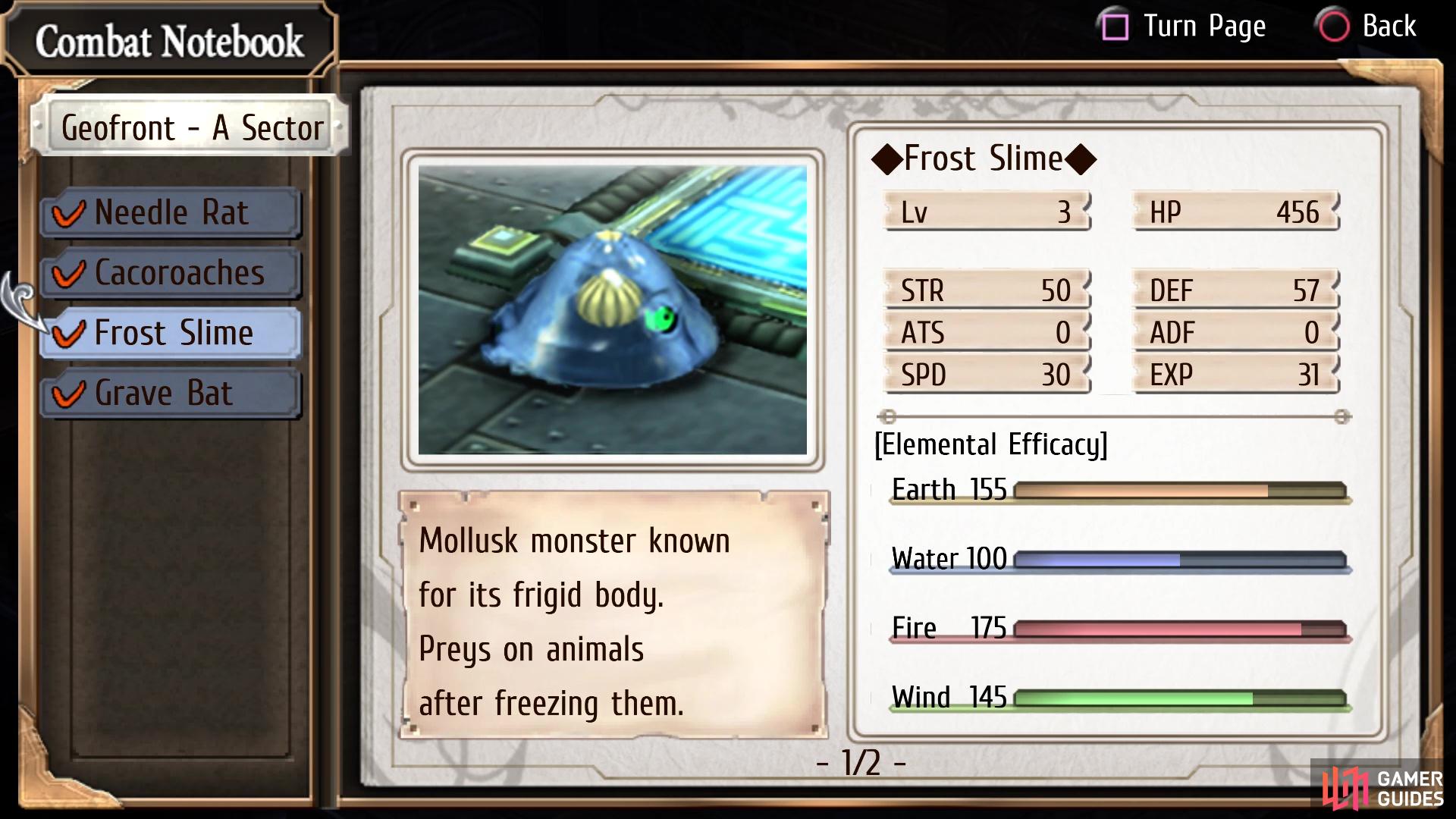 The Frost Slime enemy