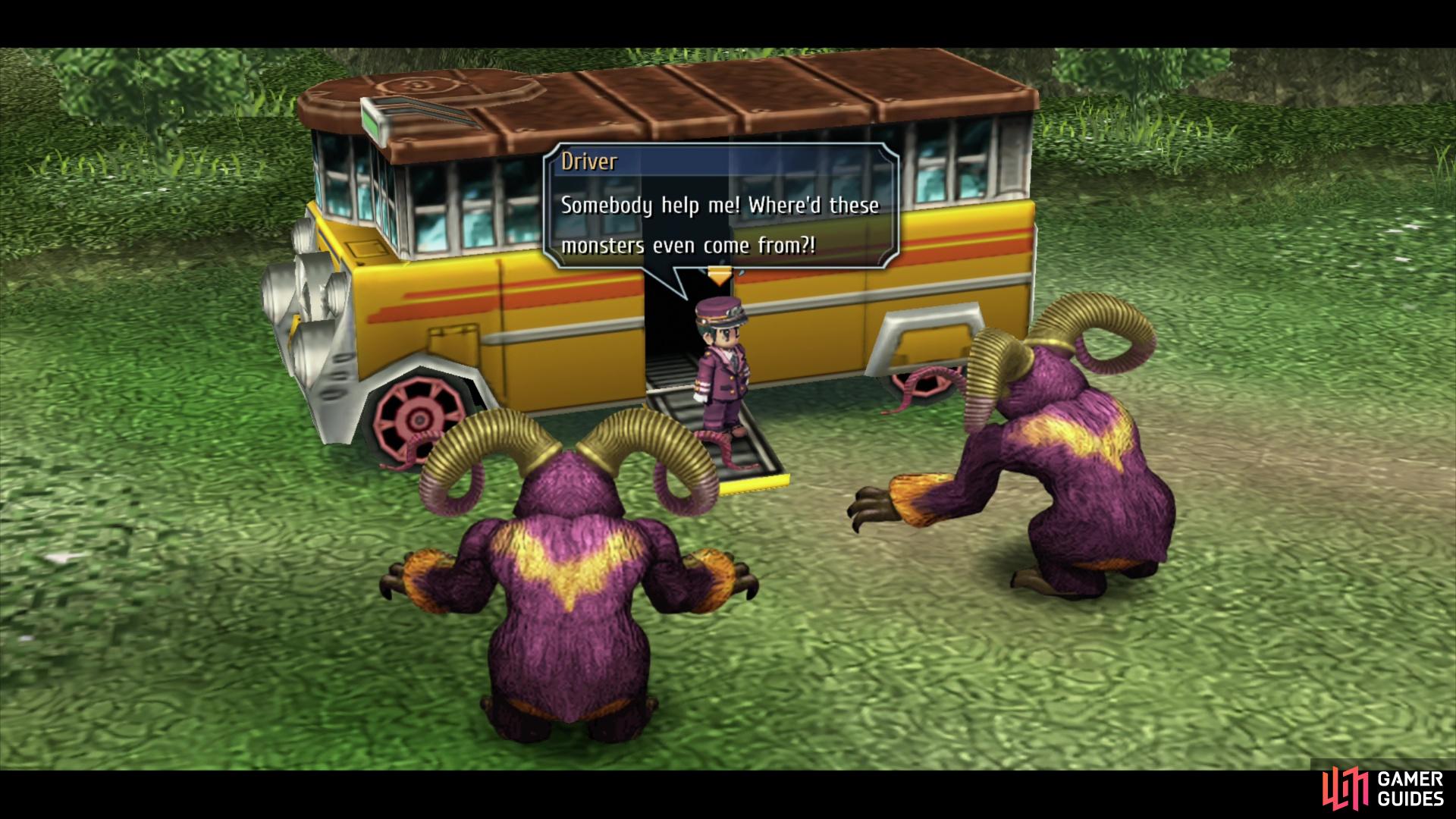 Rush through the second screen of Ursula Road until you find the cause of the bus’s delay.