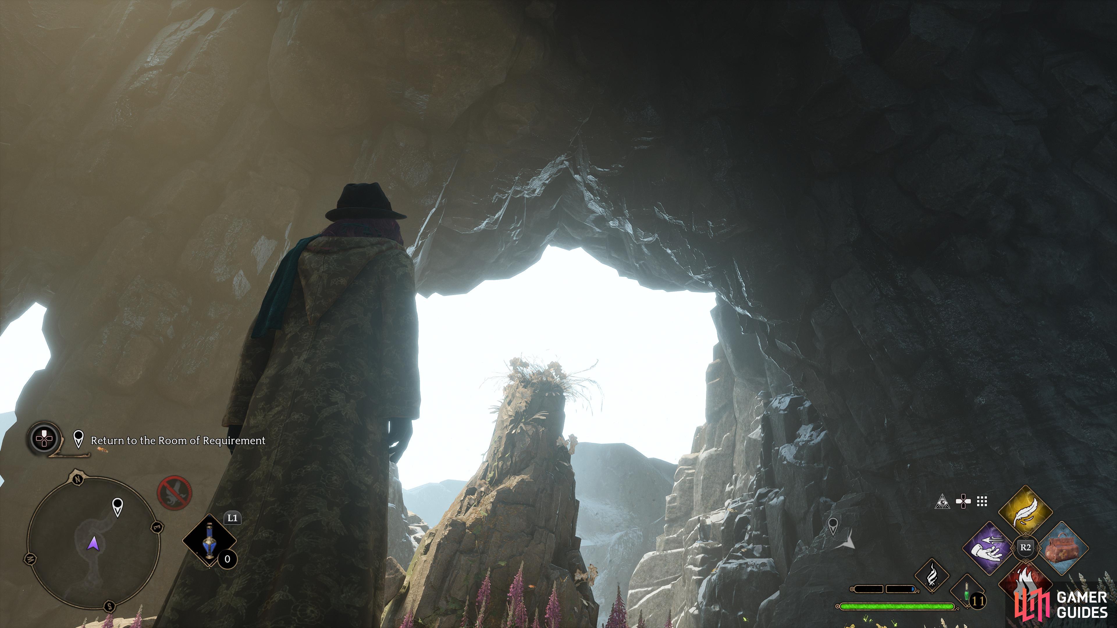 The Phoenix’s perch at the end of  Phoenix Mountain Cave.