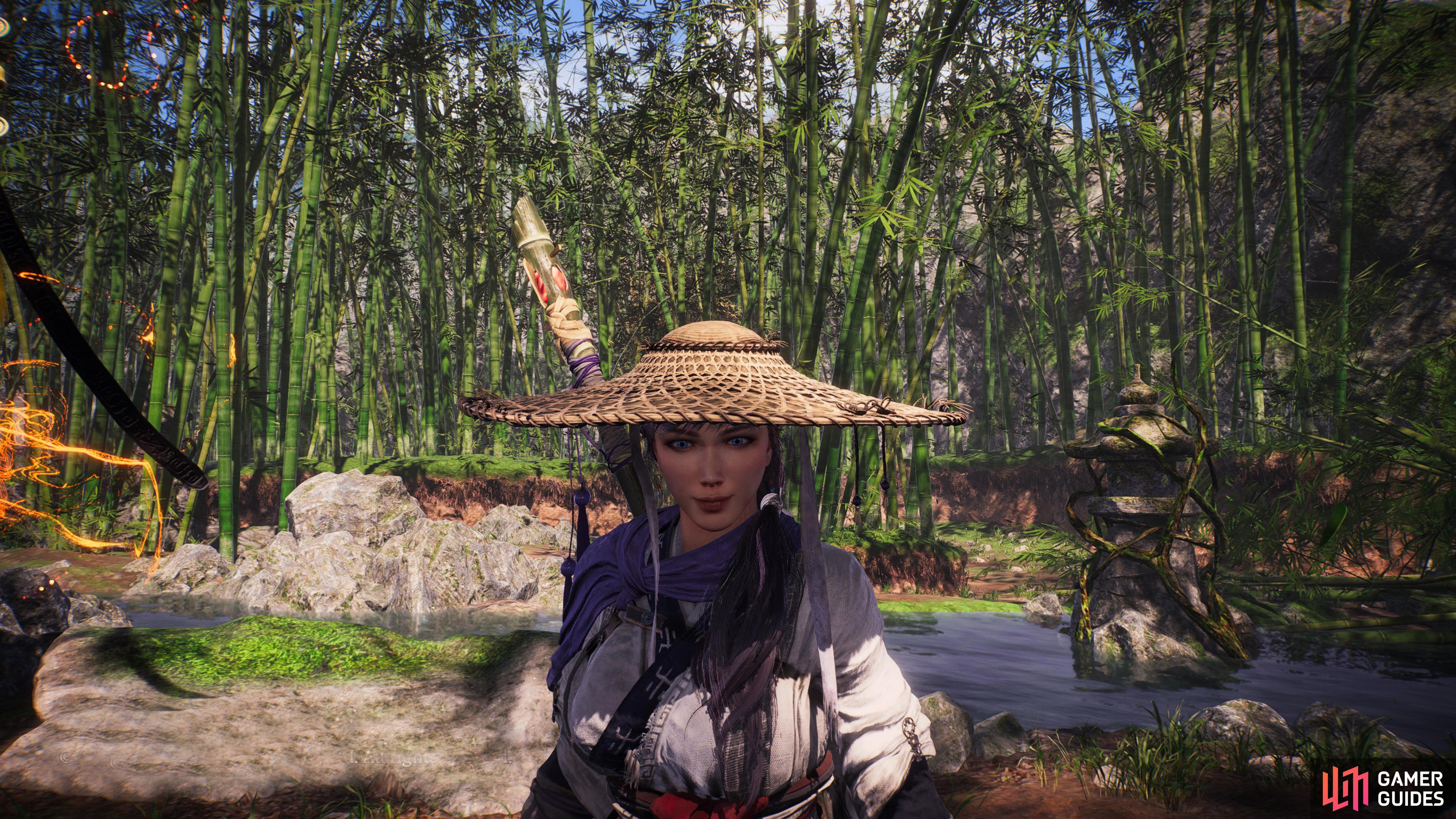 The Tianzhu Hermit Conical Hat is a bamboo-woven hat that is adorned with knotted decorations that bring good luck to its wearer.