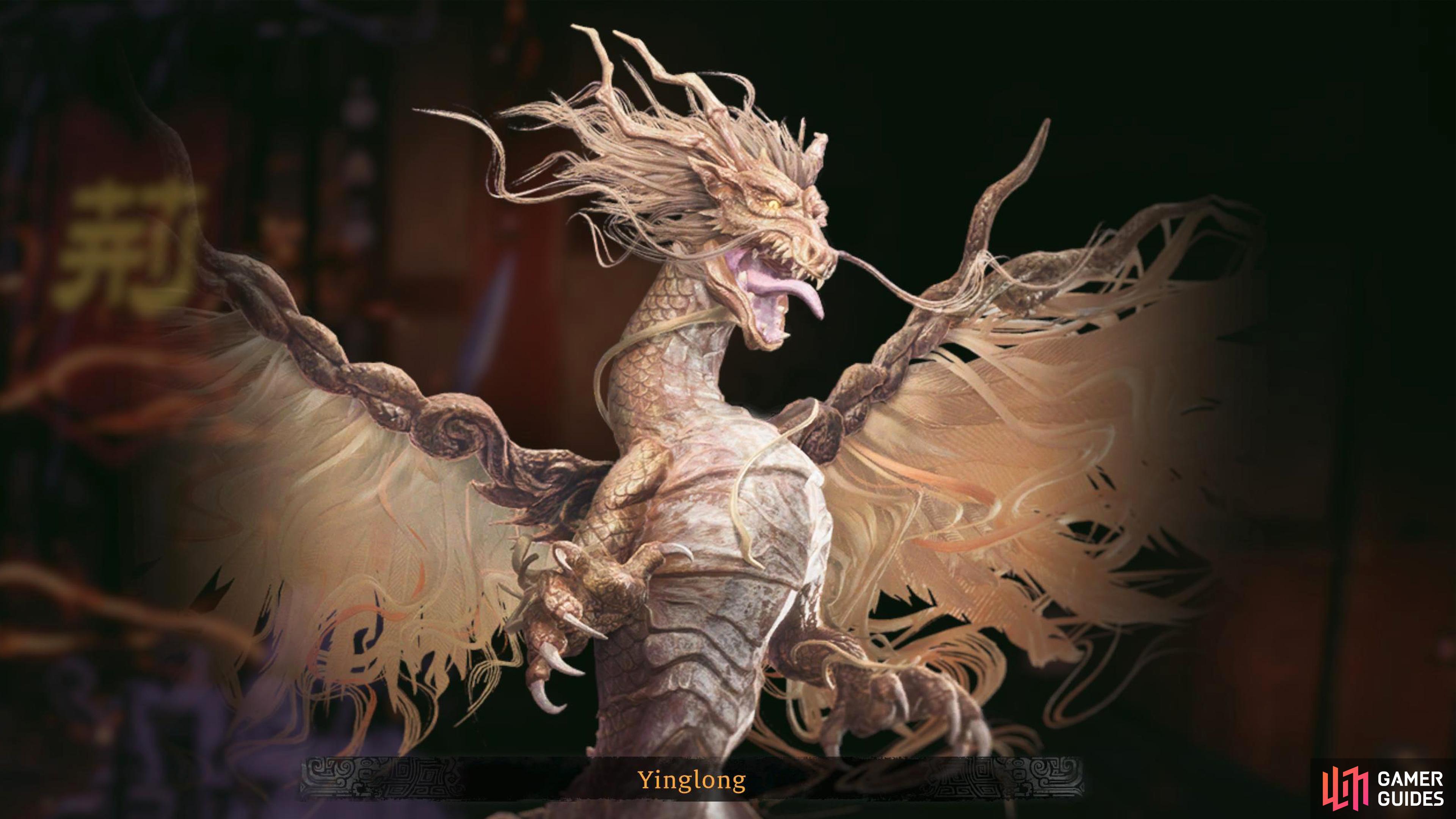 Divine Beast Yinglong in Wo Long: Fallen Dynasty