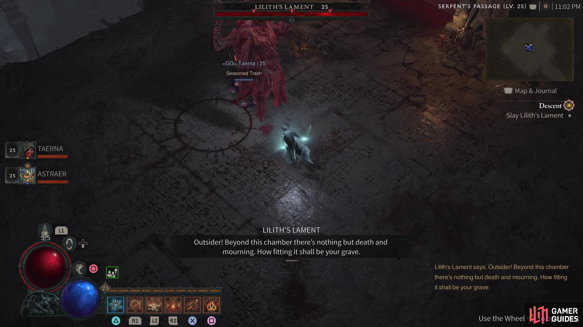 !Lilith’s Lament is a major boss in Act 1 of Diablo 4.