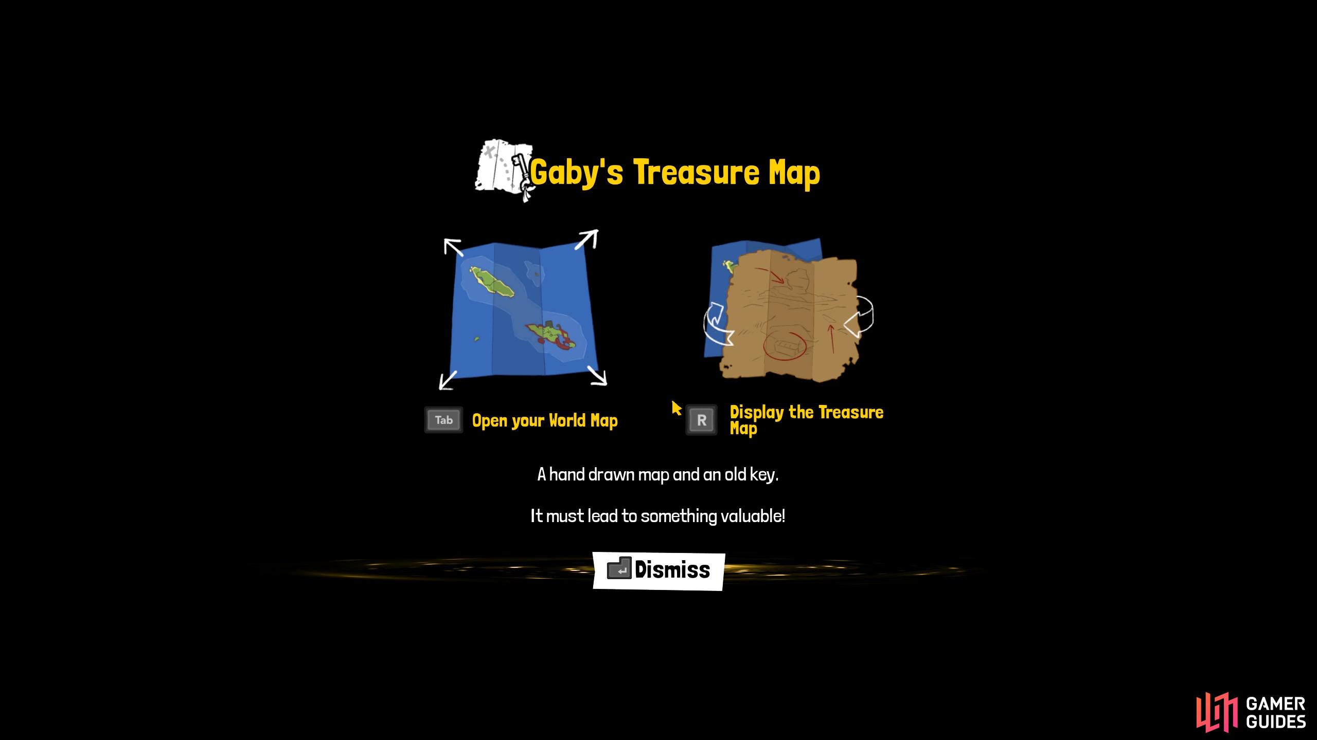 Use your map and the treasure map to figure out the location of the treasure!