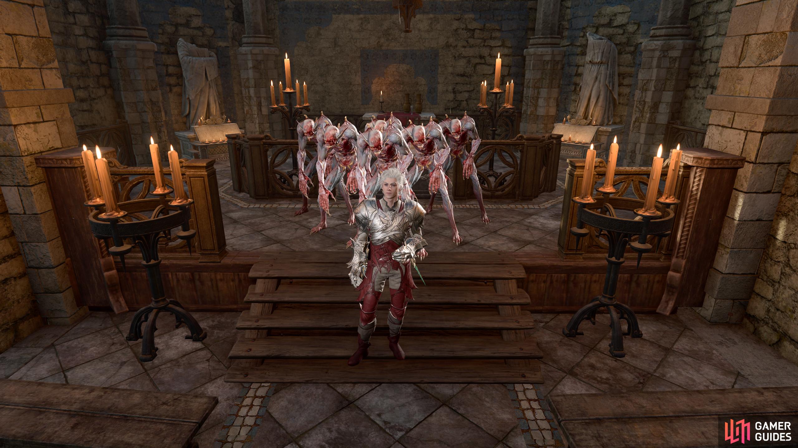 Astarion with his Ghoul Army in Baldur’s Gate 3.
