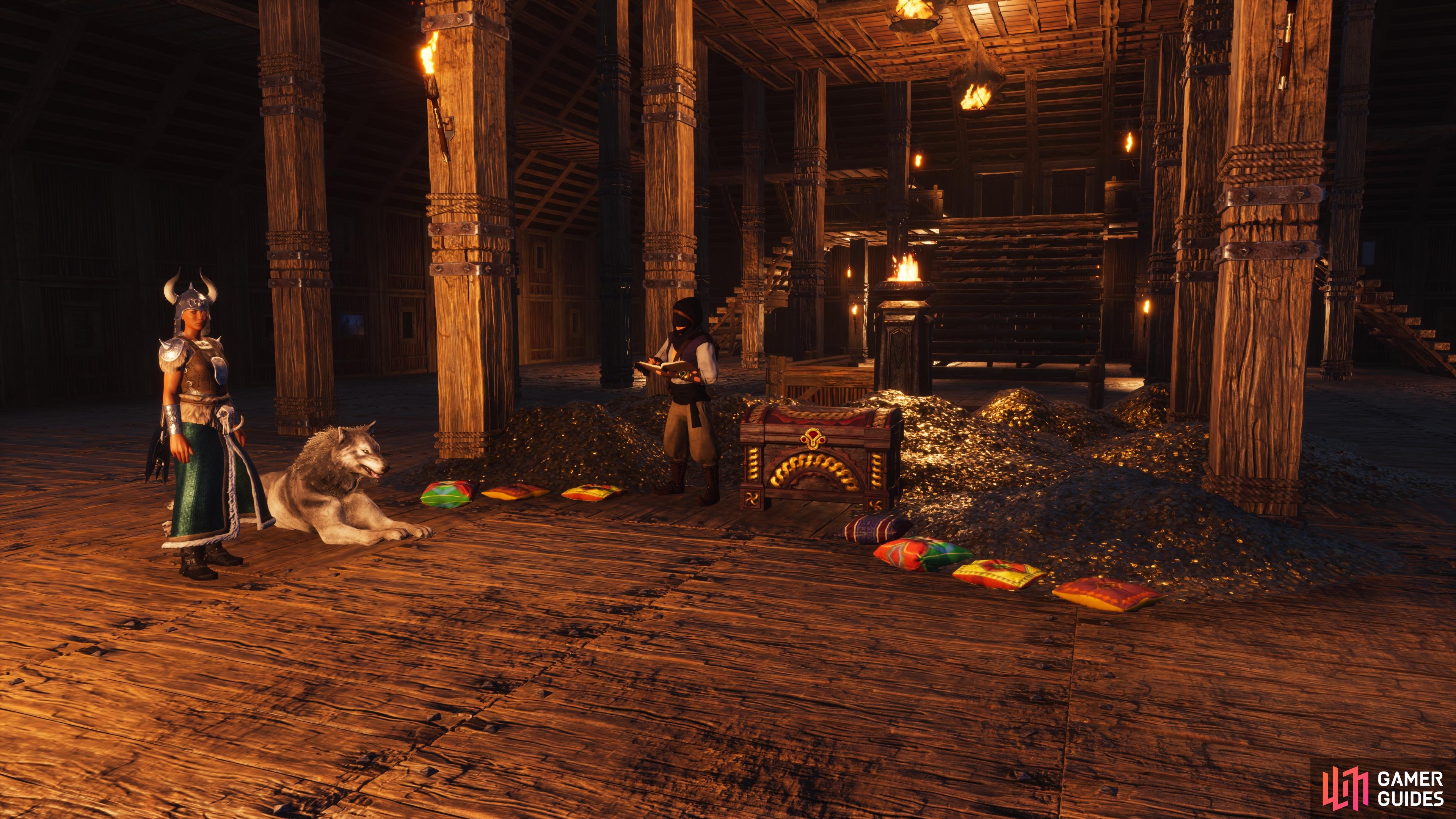 The humble beginnings of a treasure coffer in Conan Exiles.