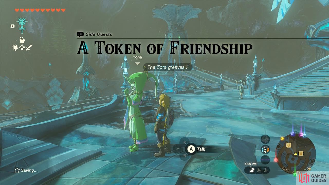 Starting A Token of Friendship.