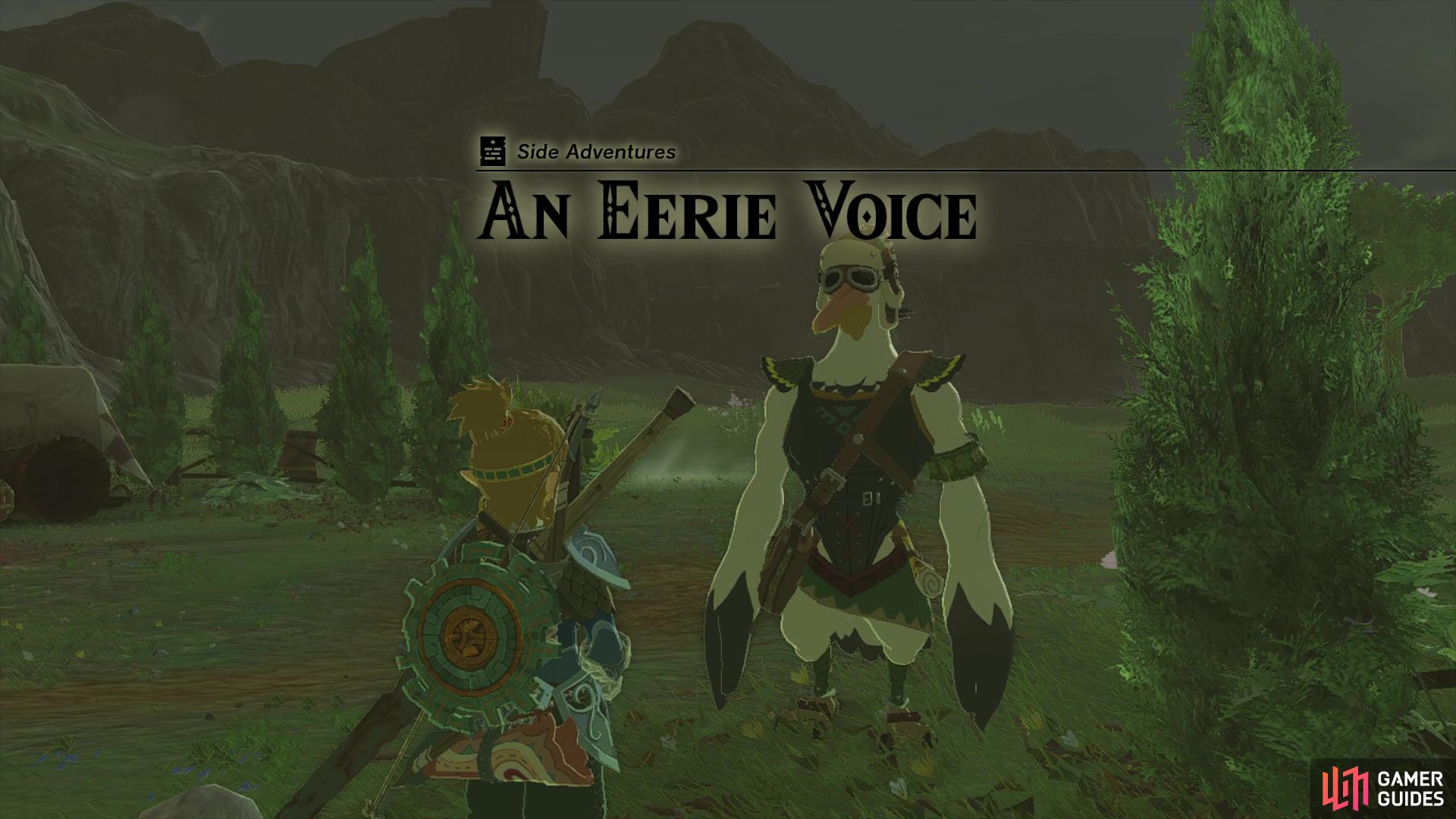 An Eerie Voice Side Adventure. 