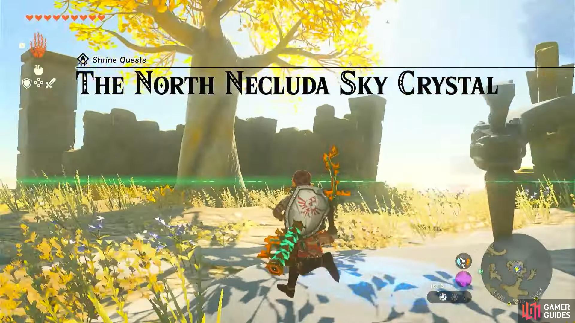 Starting The North Necluda Sky Crystal Shrine Quest