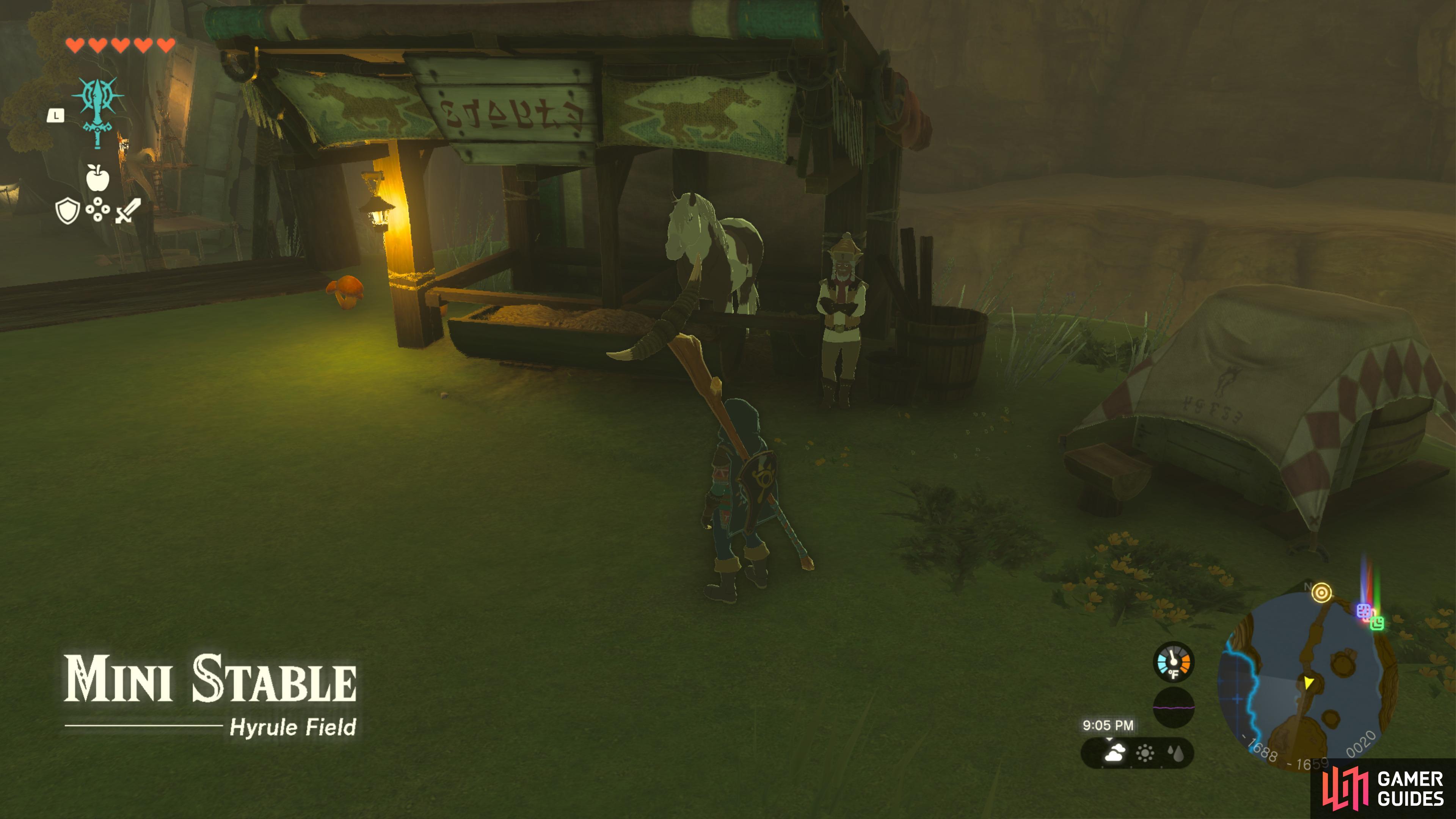 Mini Stable found between Central Hyrule and Gerudo.